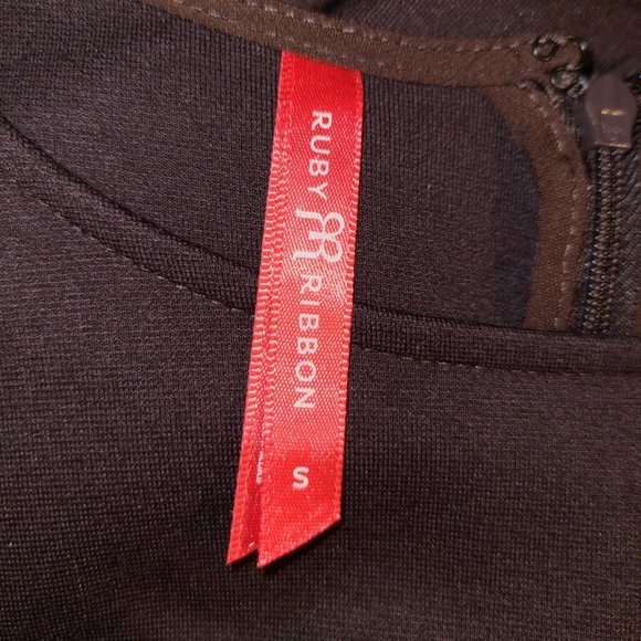 Ruby Ribbon Little Brown Dress #1378 - Picture 11 of 14